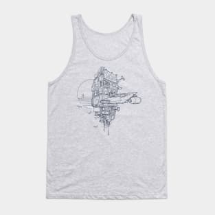 Tacos Lined Tank Top